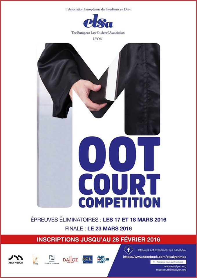 Affiche Moot Court 2016 Affiche Moot Court 2016