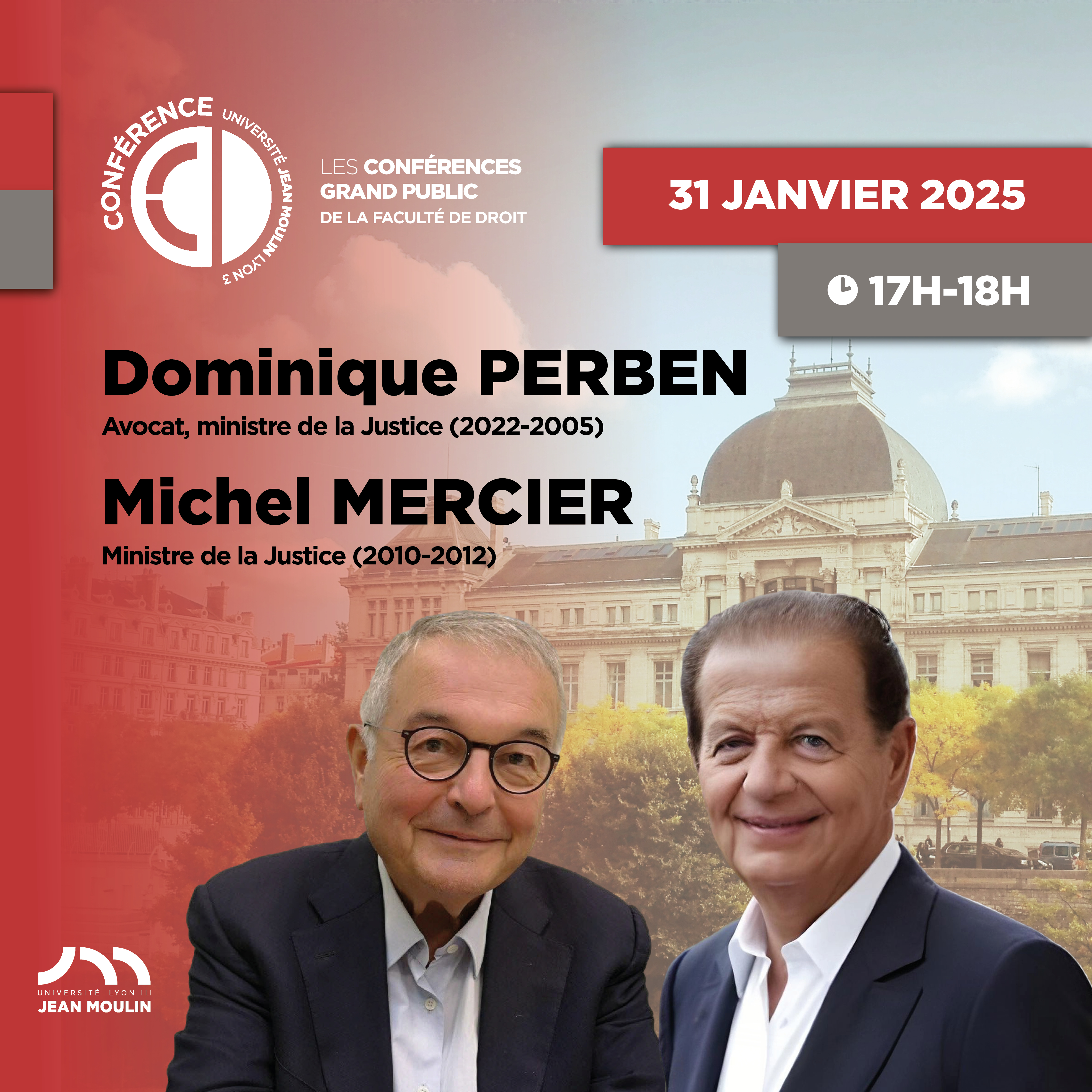 Affiche 31 janvier Perben + Mercier