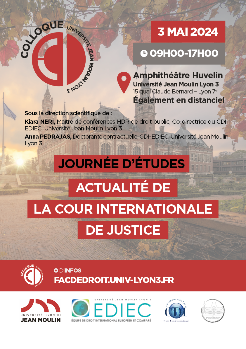 Affiche_Actualité de la CIJ