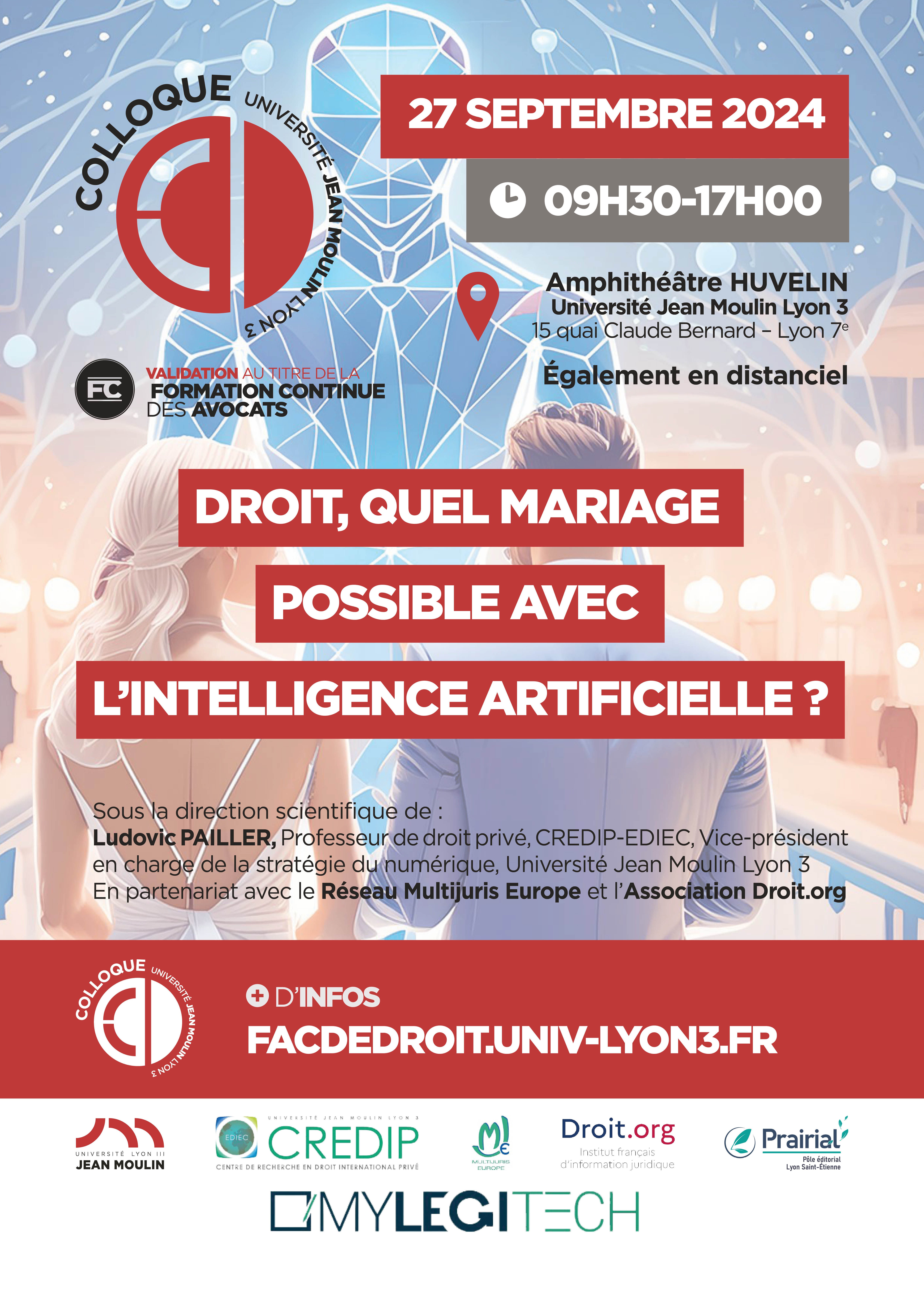 Affiche_colloque_Droit, quel mariage possible avec l'IA