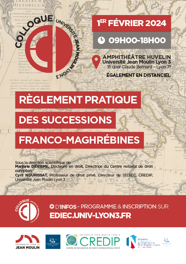 Affiche_colloque_Règlement pratique des successions franco-maghrébines