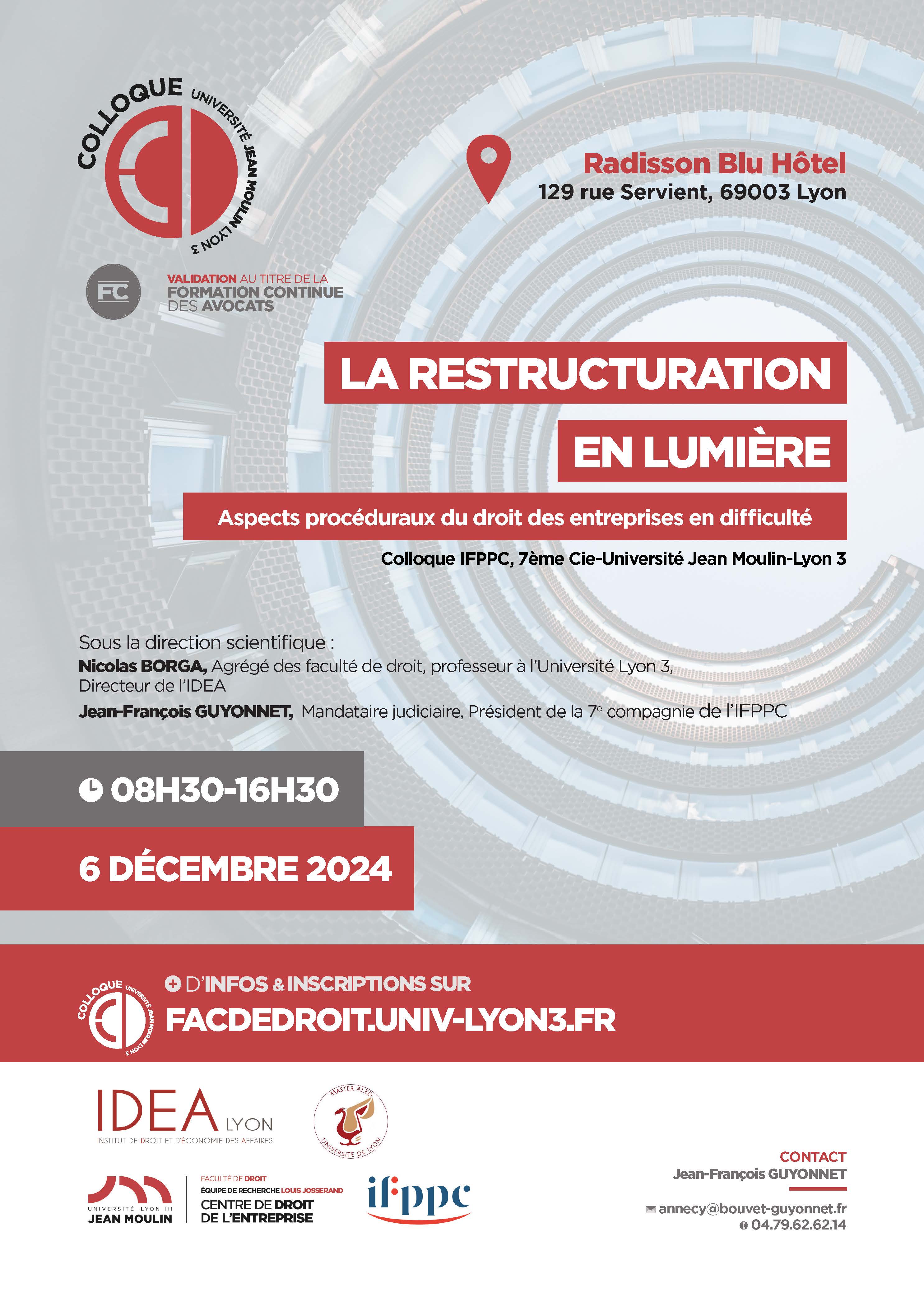 AFFICHE Conférence 6 décembre 2024