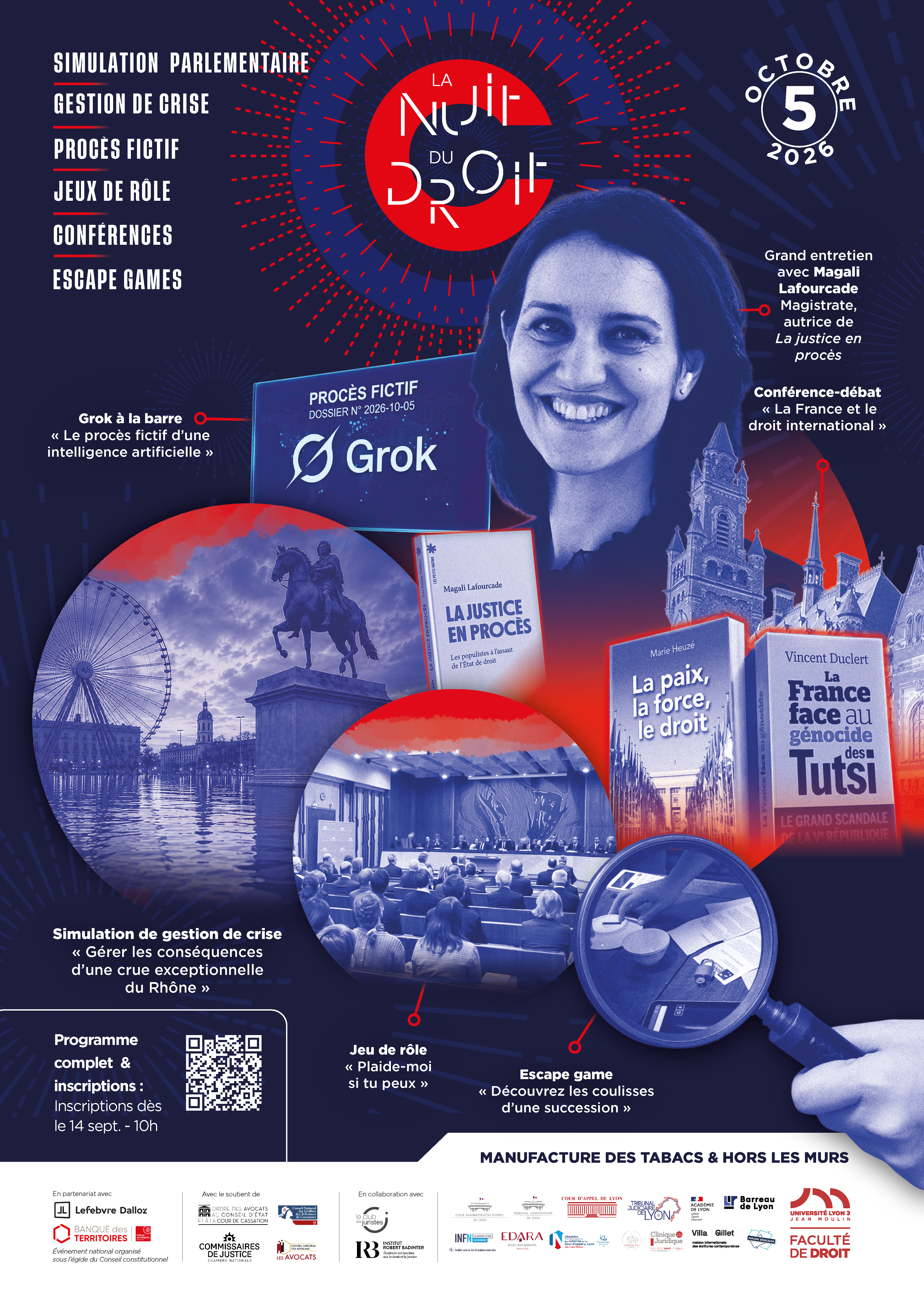 Affiche Nuit du droit 2026 - A3
