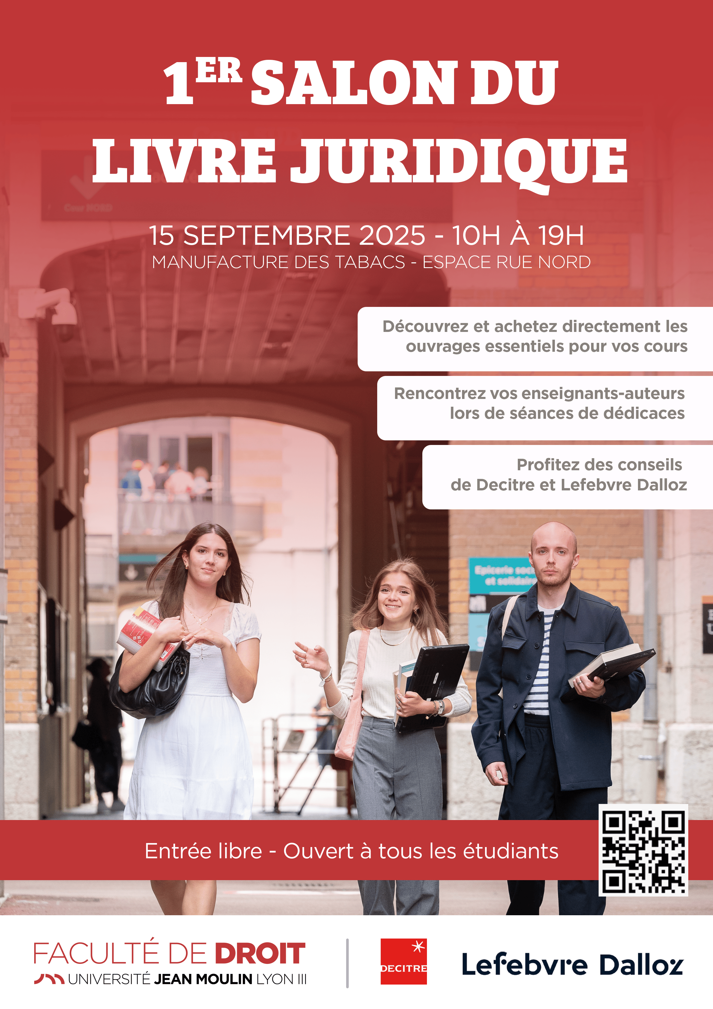 Affiche salon du livre juridique