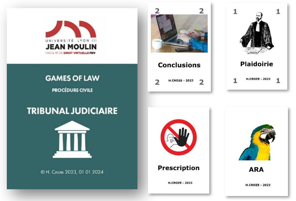 Jeux game of law procédure civile 