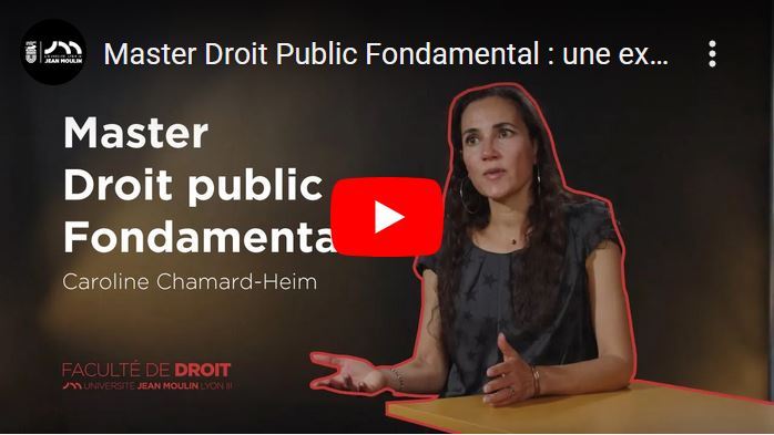 Vidéo Master droit public fondamental