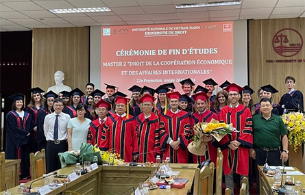 Cérémonie de remise des diplômes - Master Droit de la coopération économique et des affaires internationales