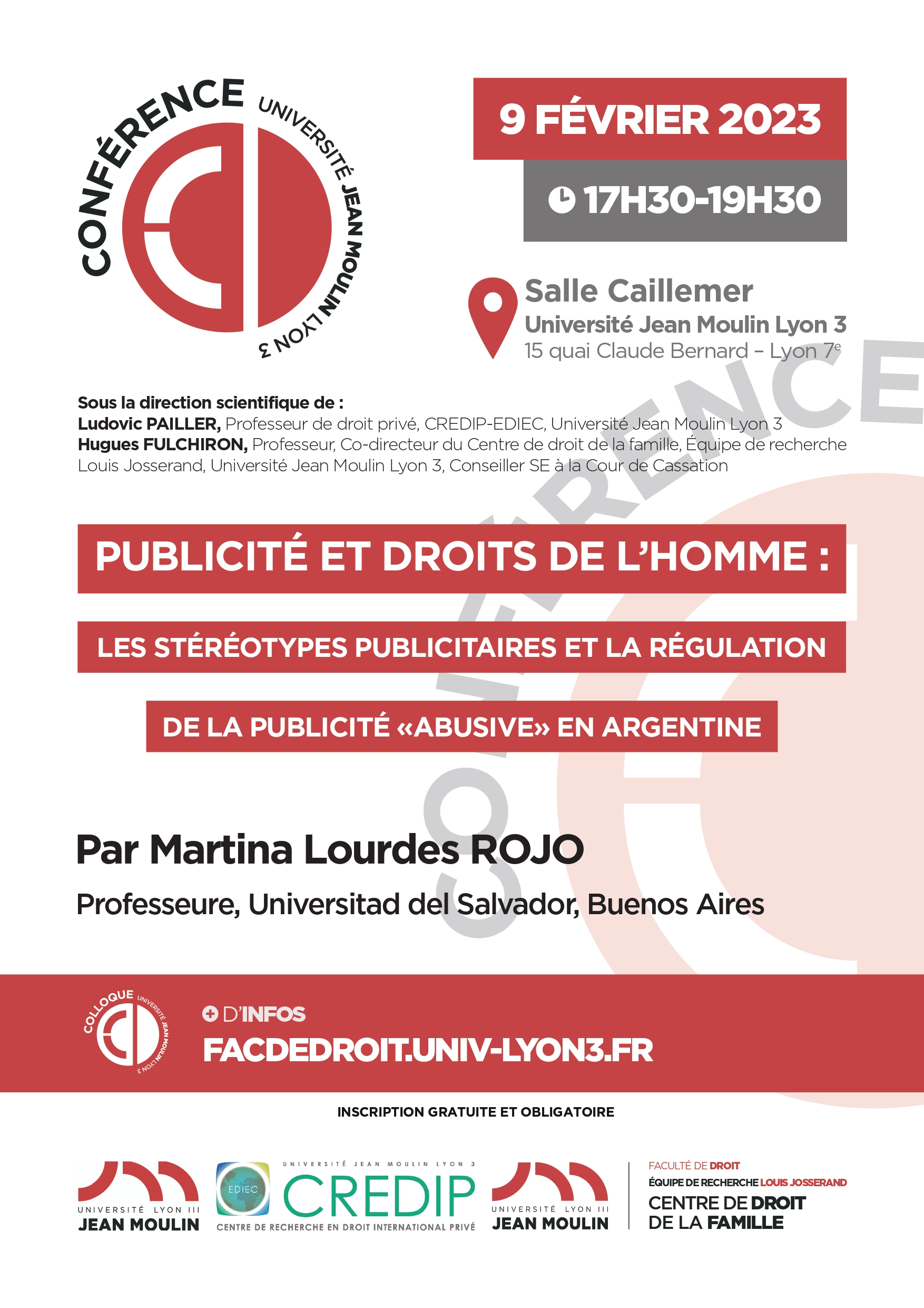 Conférence : publicité et droits de l'Homme