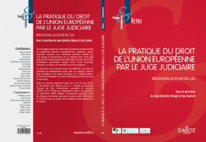 La pratique du droit de l'UE par le juge judiciaire 