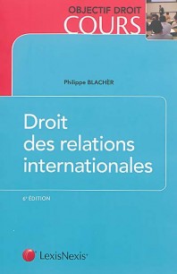 couverture publication droit des relations internationales