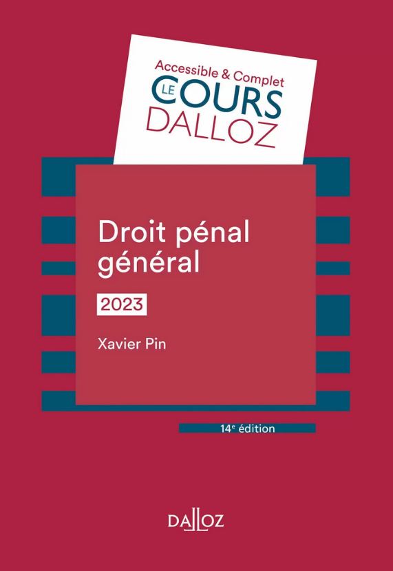 Droit pénal - Pin