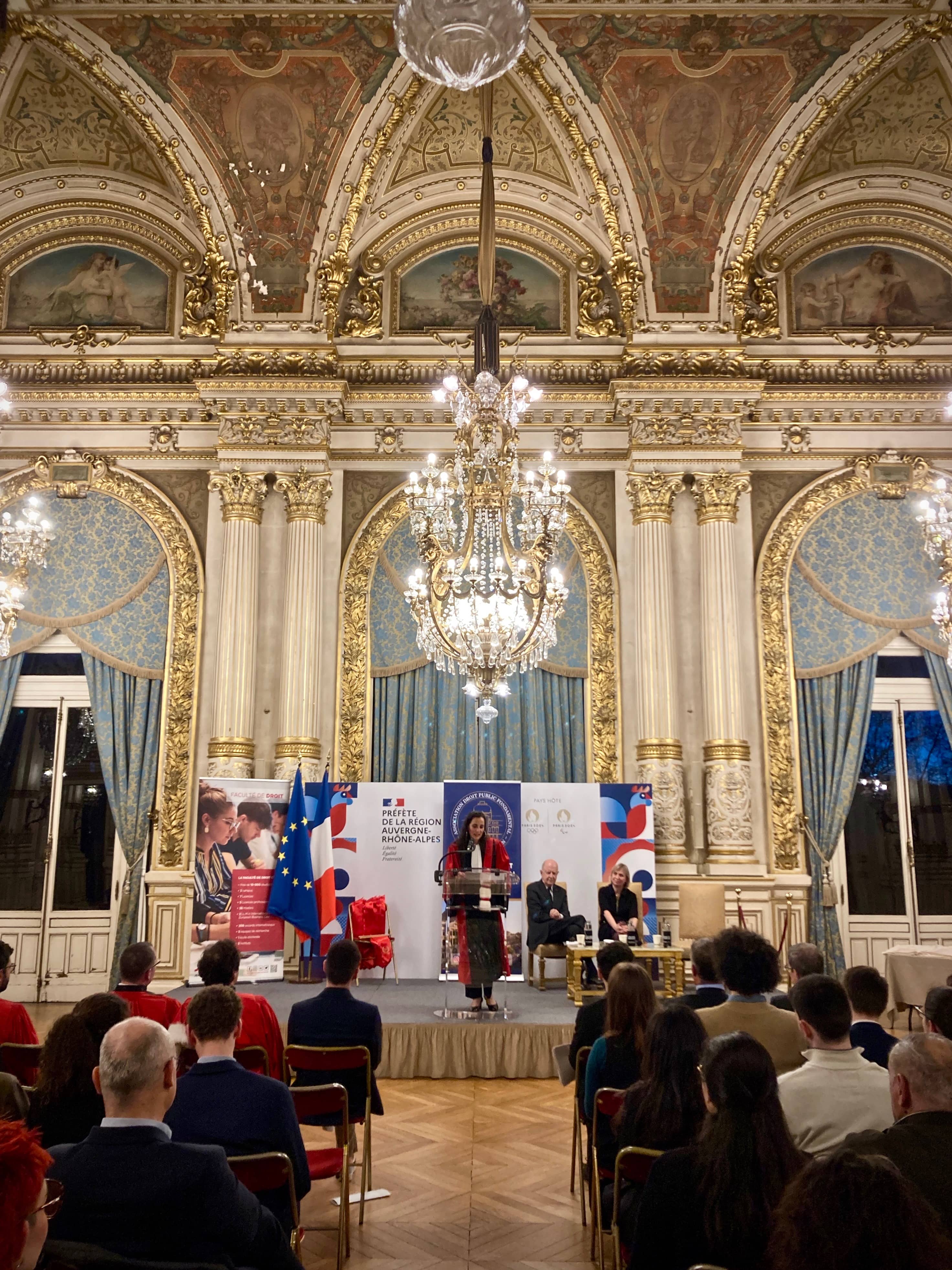 Cérémonie de remise des diplômes - Master Droit public fondamental Caroline Heim