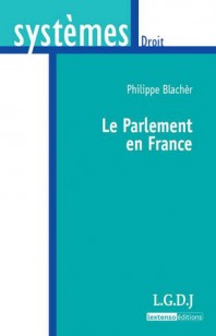 couverture publication le parlement en France