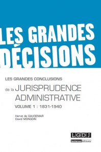 couverture les grandes conclusion de la jurisprudence