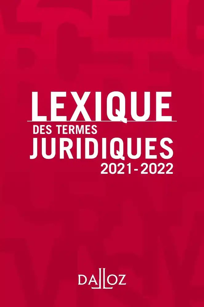 lexique termes juridiques