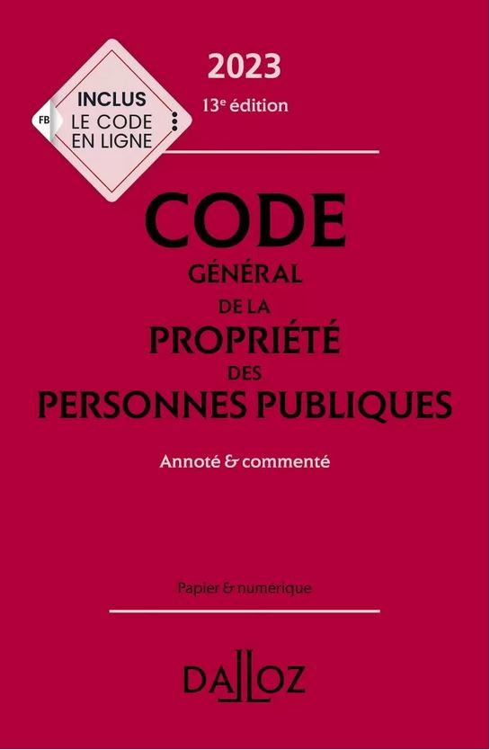 Code général de la propriété des personnes publiques 2023