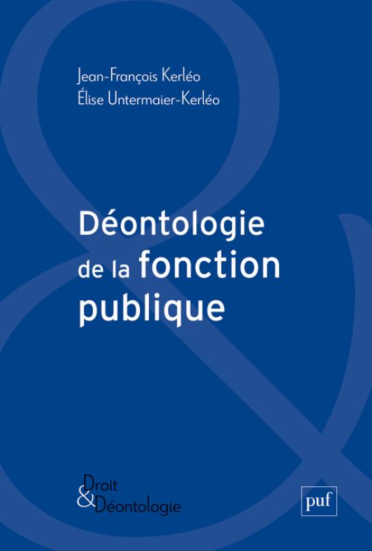 Livre - déontologie de la fonction publique