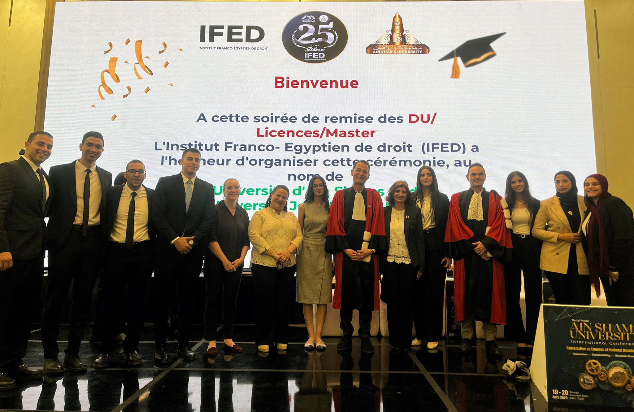 Soirée remise diplomes Ain Shams