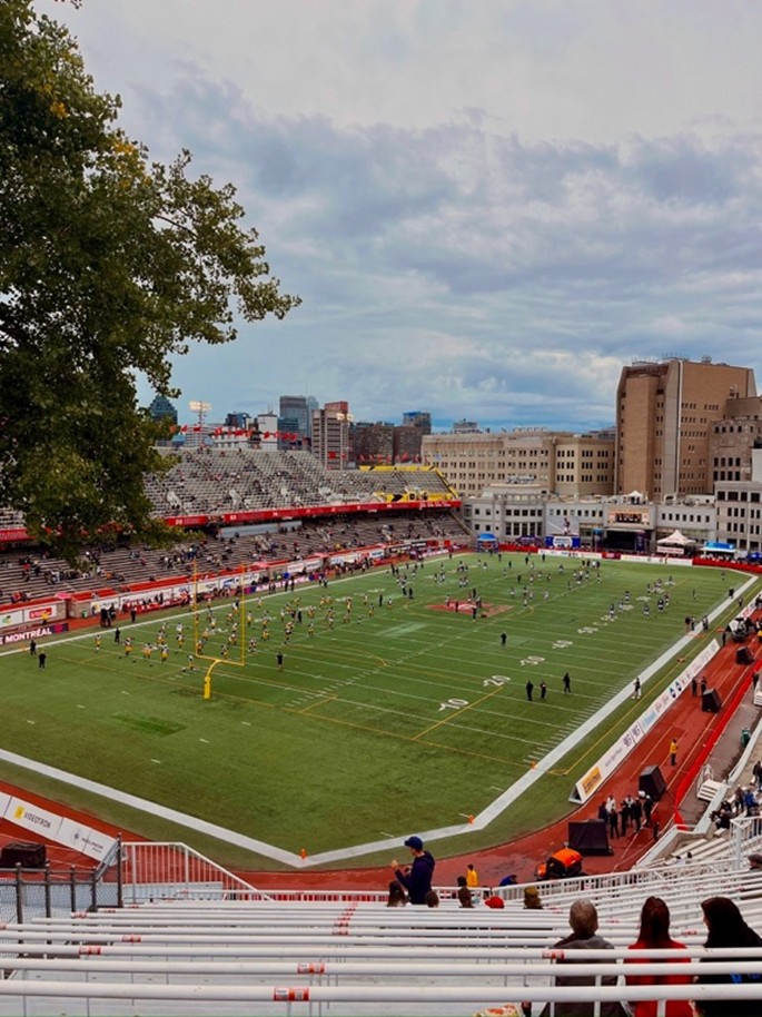 Stade Percival-Molson, Université McGill, sept. 2025
