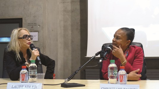 Laure Adler et Christiane Taubira-Festival La chose publique