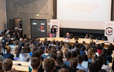Conférence du président du Conseil constitutionnel de Laurent FABIUS  