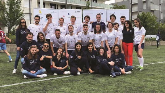 Equipe du DJCE lors de son tournois de foot annuel