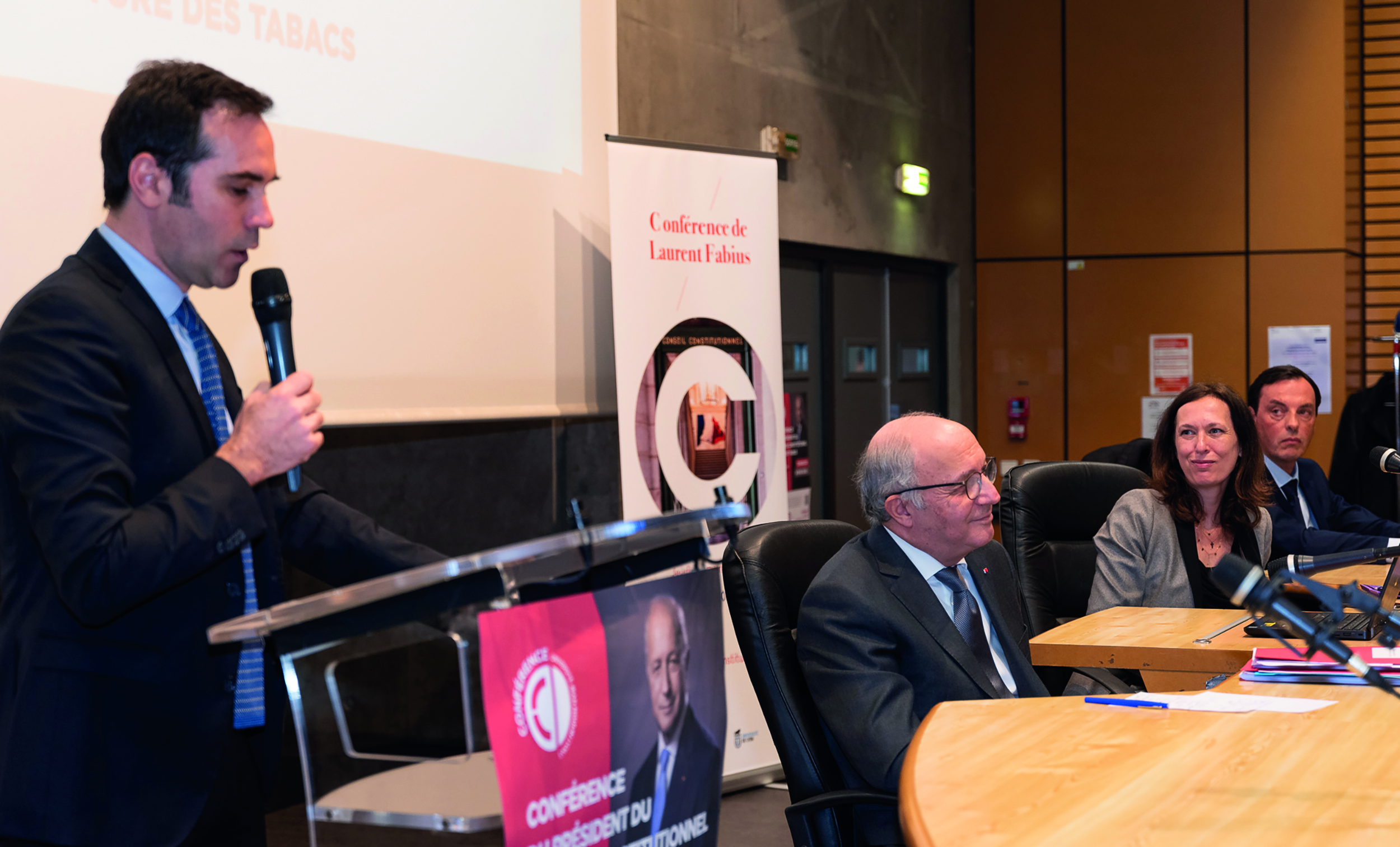 Discours d'ouverture d'Hervé de Gaudemar, doyen de la faculté de droit pour l'a conférence du Président du Conseil constitutionnel Laurent Fabius - 12 Mars 2020